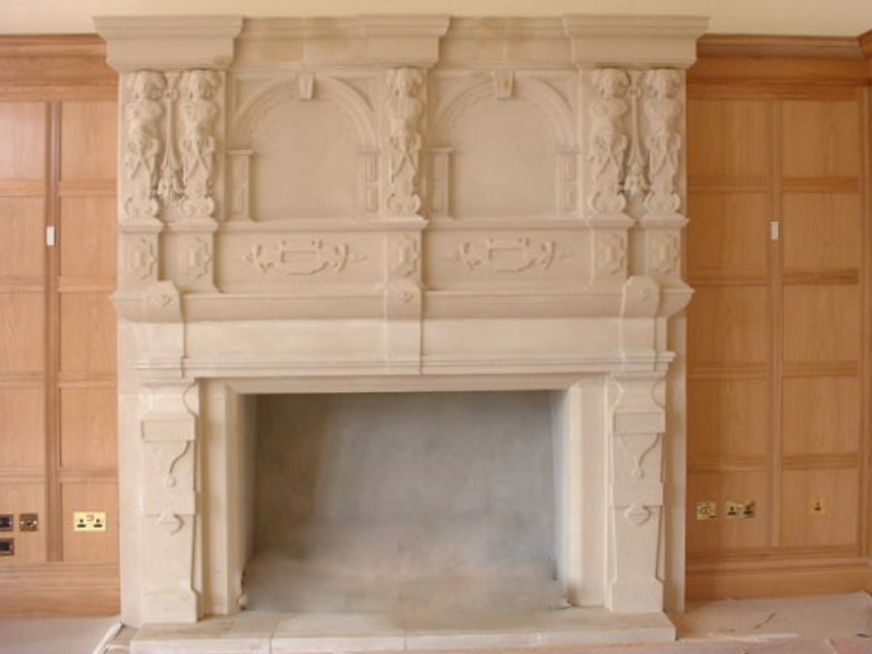 Hatchford Park cast stone fire surround