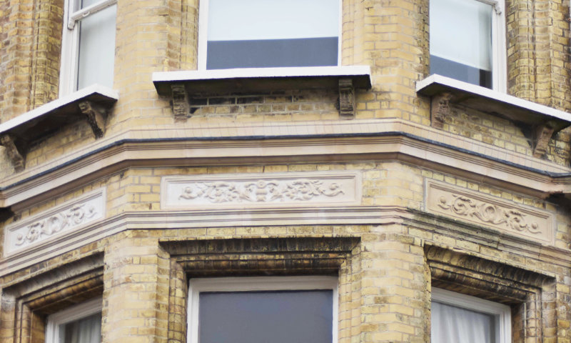 Kings Gardens cast stone panels