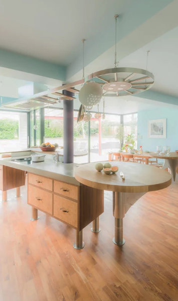 concrete kitchen island top