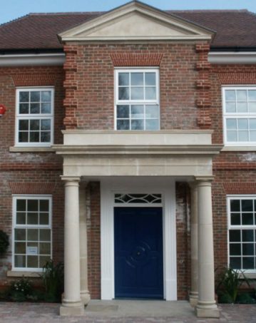 Sparrowgrove cast stone portico